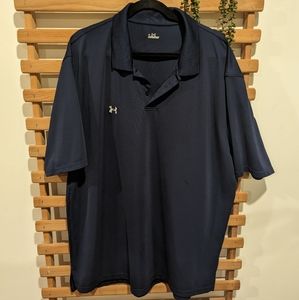 Under Armour Navy Blue Polo Size XL